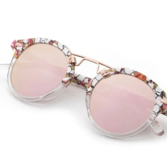 NWT. KREWE ST. LOUIS MIRRORED | LOTUS TO CRYSTAL ROSE GOLD - Picture 6 of 10